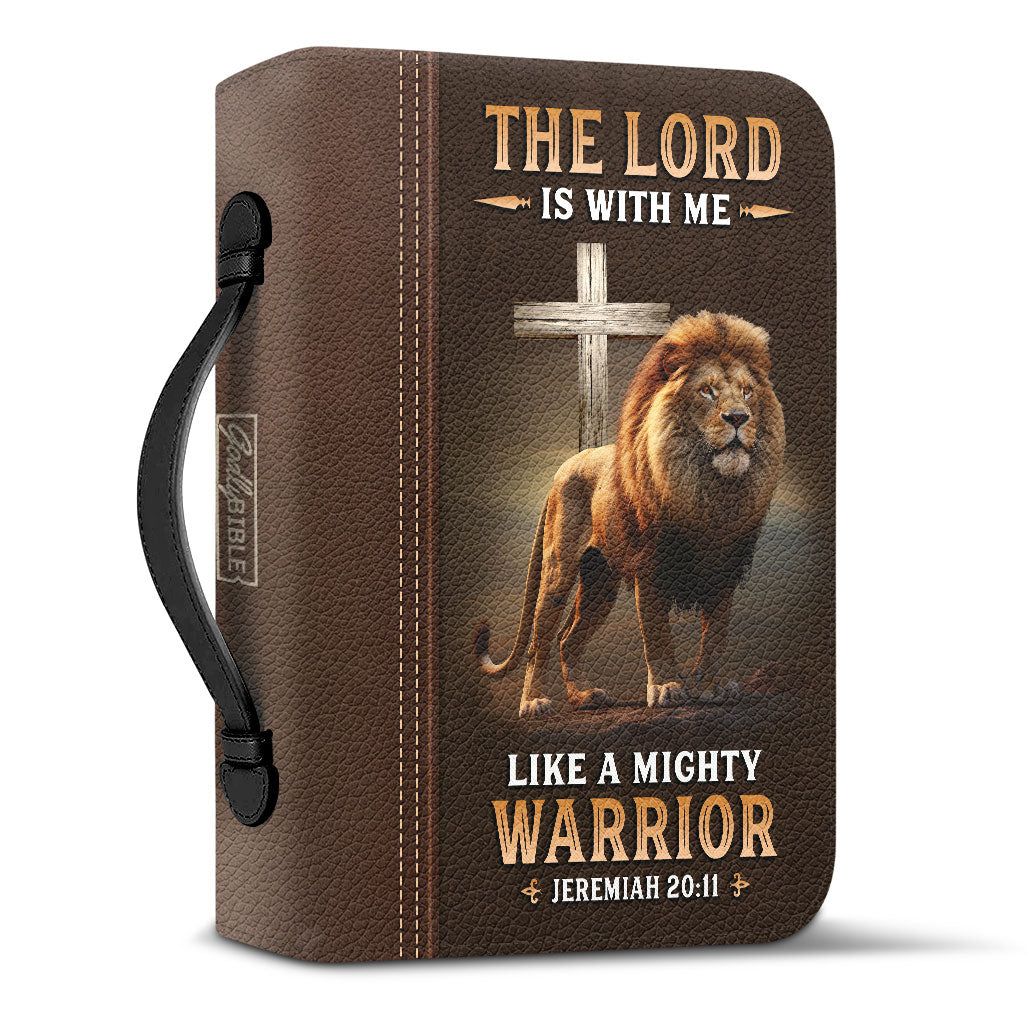 Lion Cross Faith Personalized Bible Cover - Christian Bible Covers For Women