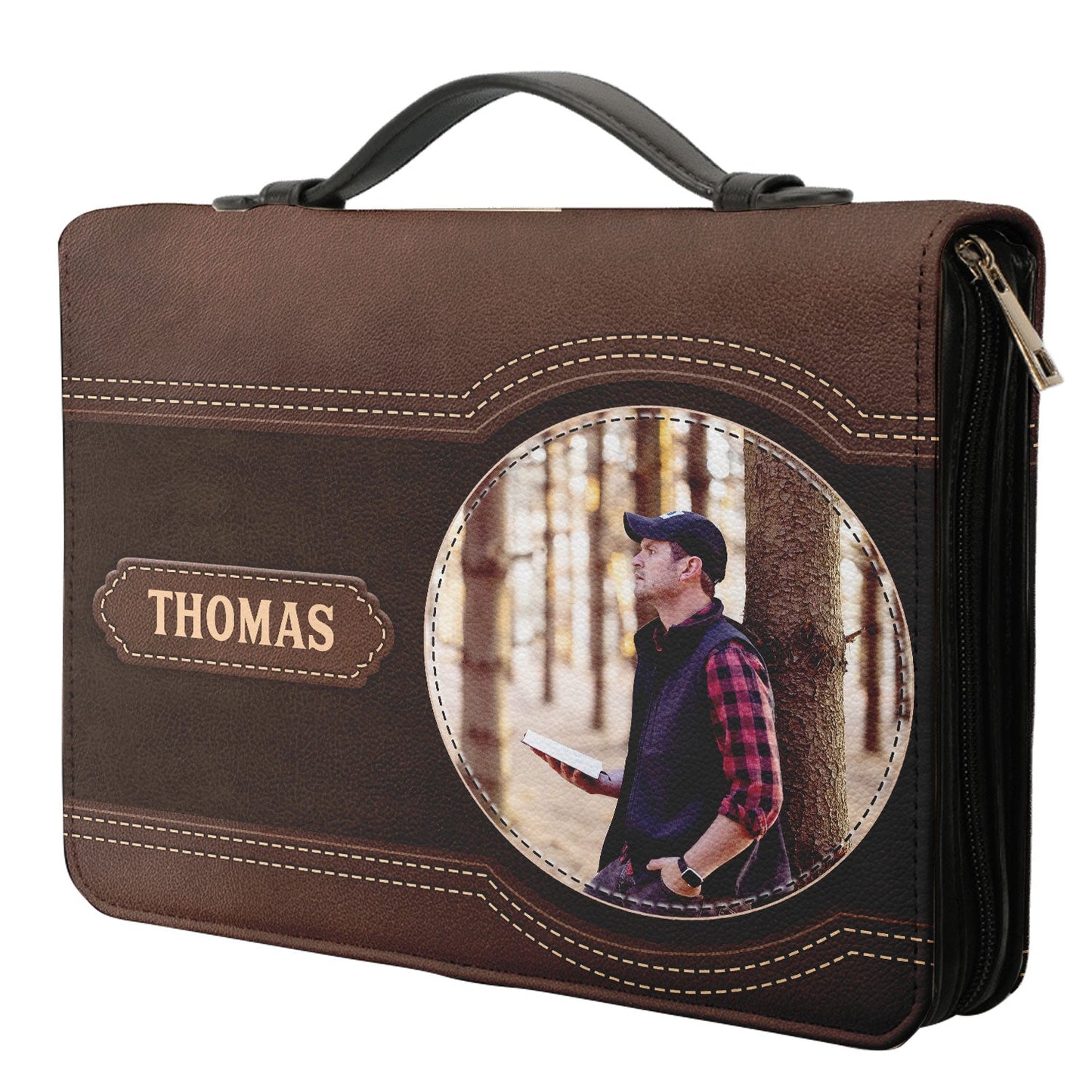 Lion Cross Faith Personalized Bible Cover - Christian Bible Covers For Women