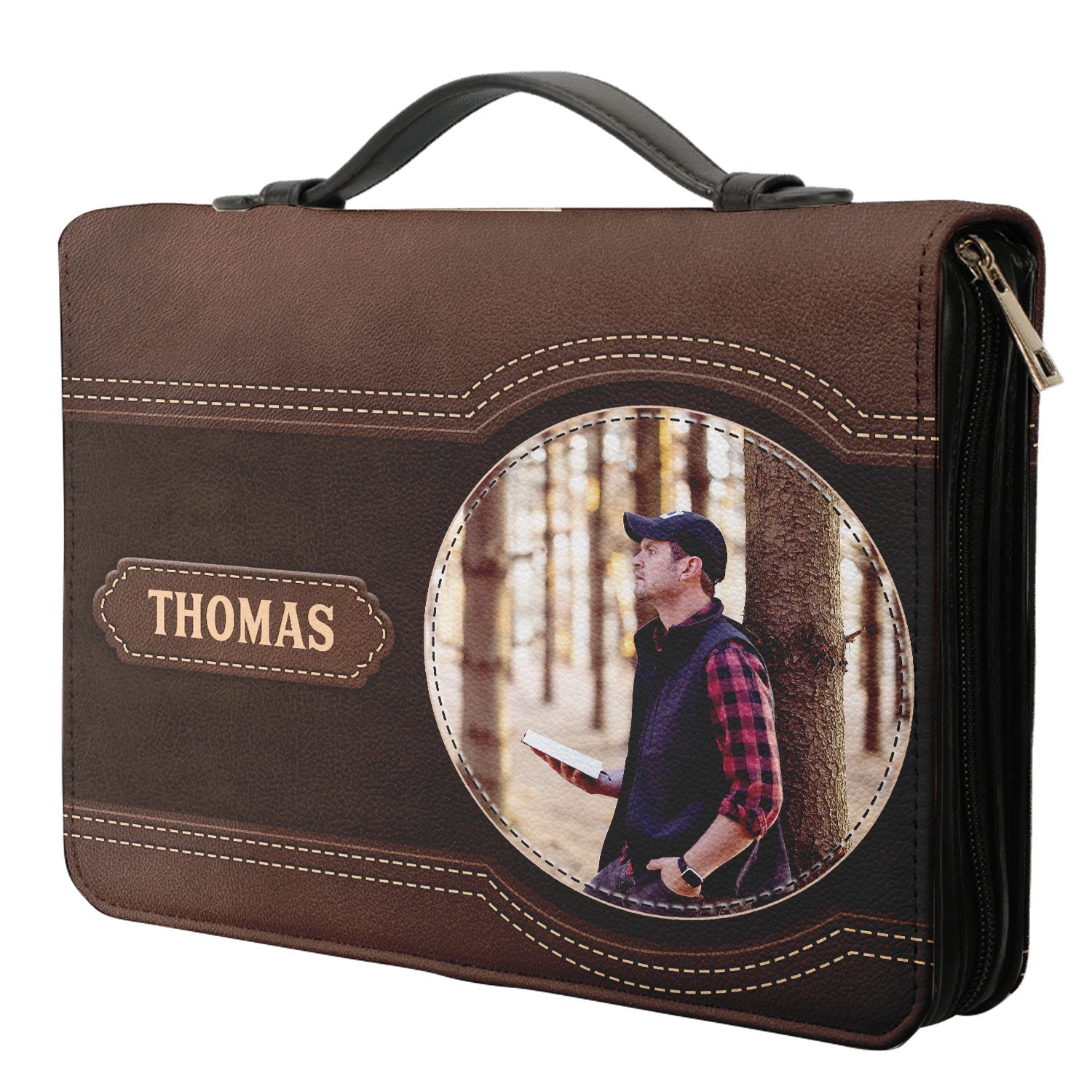 Lion Cross Faith Personalized Bible Cover - Christian Bible Covers For Women