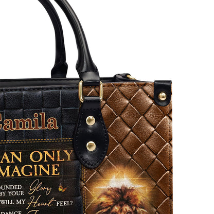 Lion Of Judah Jeus I Can Only Imagine Personalized Leather Handbag - Jesus Handbag
