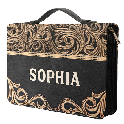 Lord Teach Me What I Cannot See Job 34 32 Personalized Bible Cover - Christian Bible Covers For Women