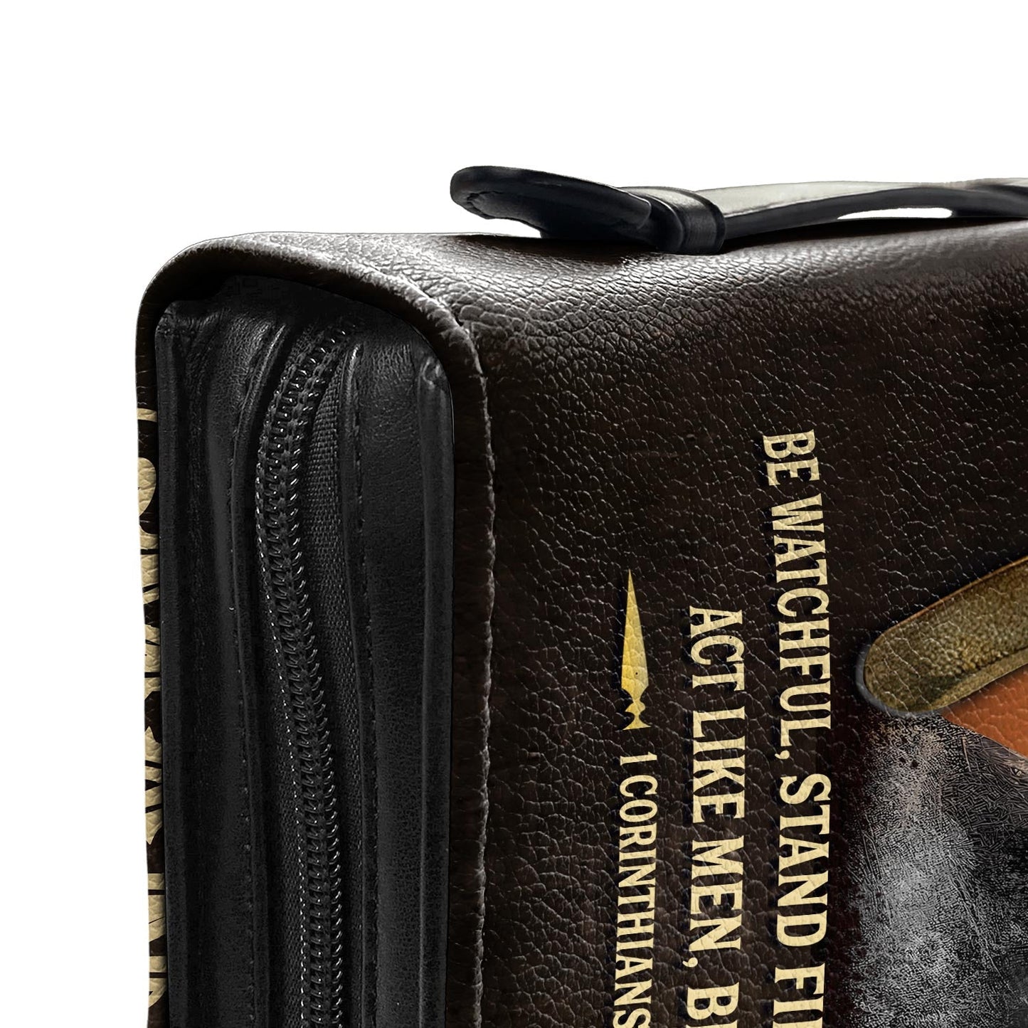 Man Of Faith Be Watchful Stand Firm In The Faith Act Like Men Be Strong 1 Corinthians 16 13 Personalized Bible Cover