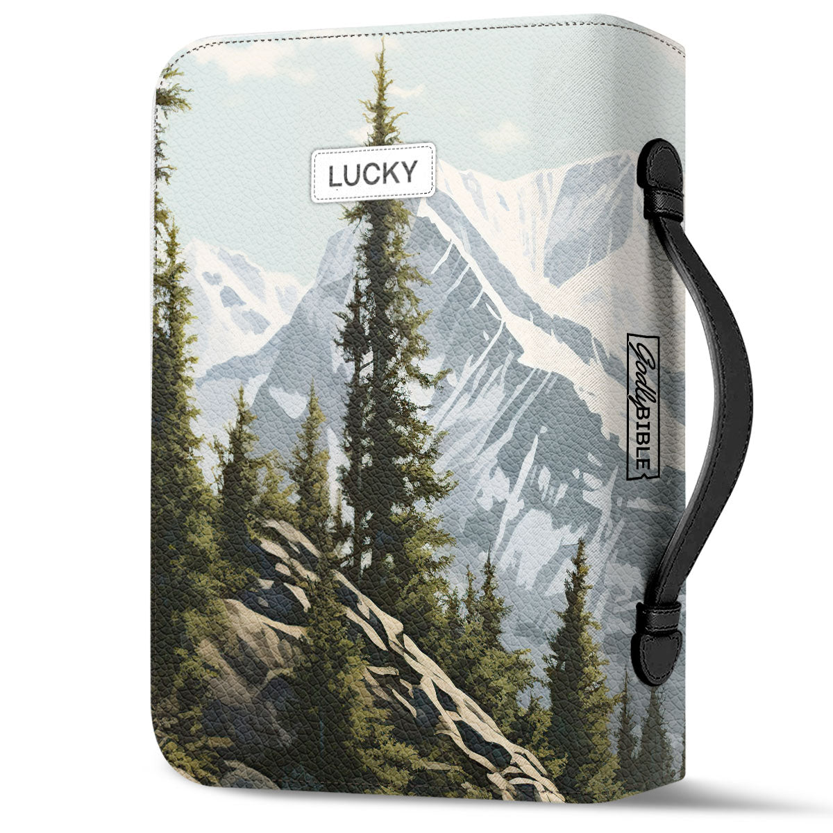 Man Of God 1 Timothy 6 11 Rocky Mountains Personalized Bible Cover - Christian Bible Covers For Women