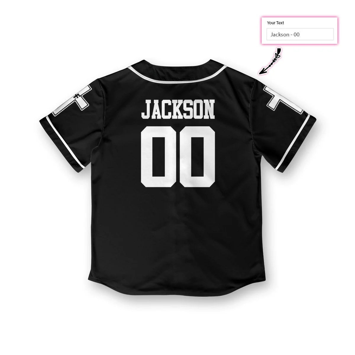 Man Of God Cross Custom Baseball Jersey - Personalized Jesus Baseball Jersey For Men and Women