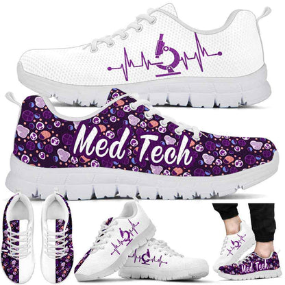 Nurse Sneaker, Med Tech White Blood Cell Purple Sneakers, Best Shoes For Nurses