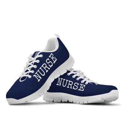 Nurse Sneaker, Nurse-Strong Navy Blue Sneakers Shoes, Best Shoes For Nurses