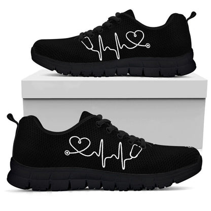 Nurse Sneaker, Nurse Black Sneakers Shoes, Best Shoes For Nurses