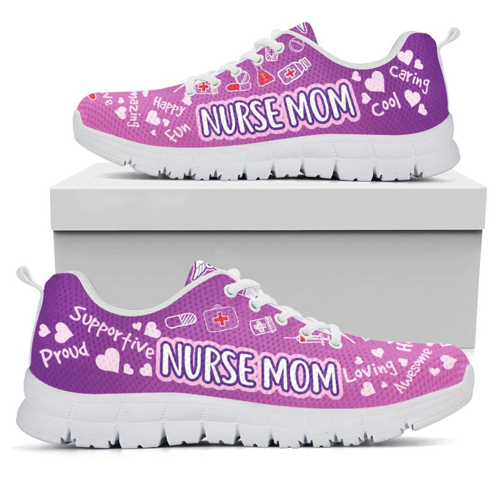Nurse Sneaker, Nurse Mom Sneakers Shoes, Best Shoes For Nurses