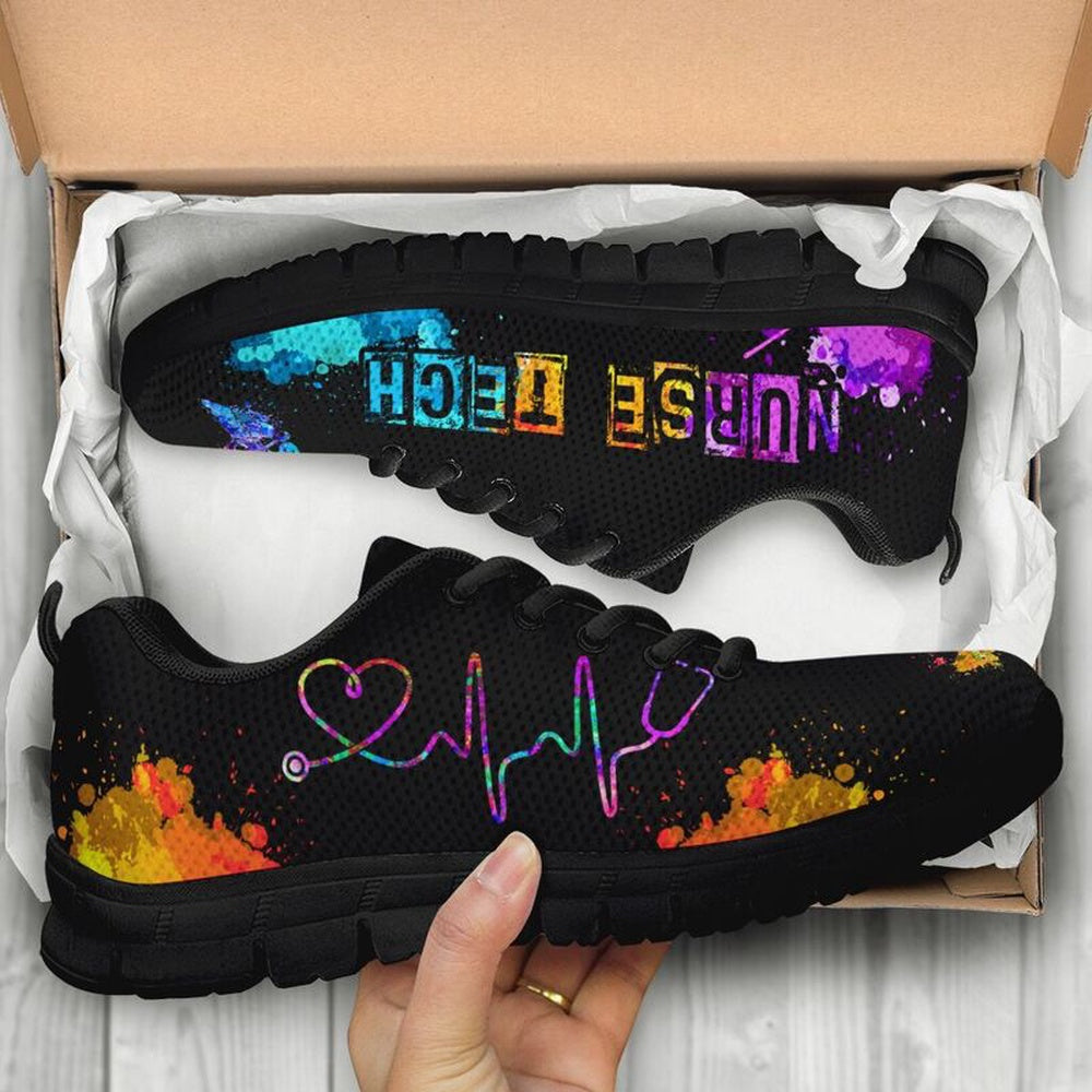 Nurse Sneaker Nurse Tech Art Sneakers Shoes Best Shoes For Nurses