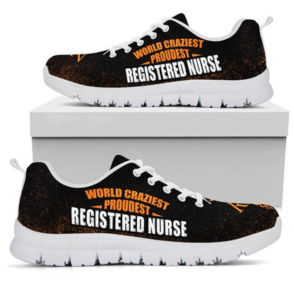 Nurse Sneaker, Proudest Registered Nurse Shoes Sneakers, Best Shoes For Nurses