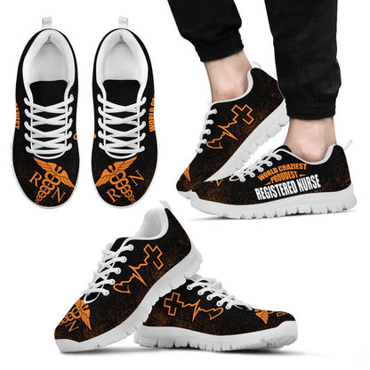 Nurse Sneaker, Proudest Registered Nurse Shoes Sneakers, Best Shoes For Nurses