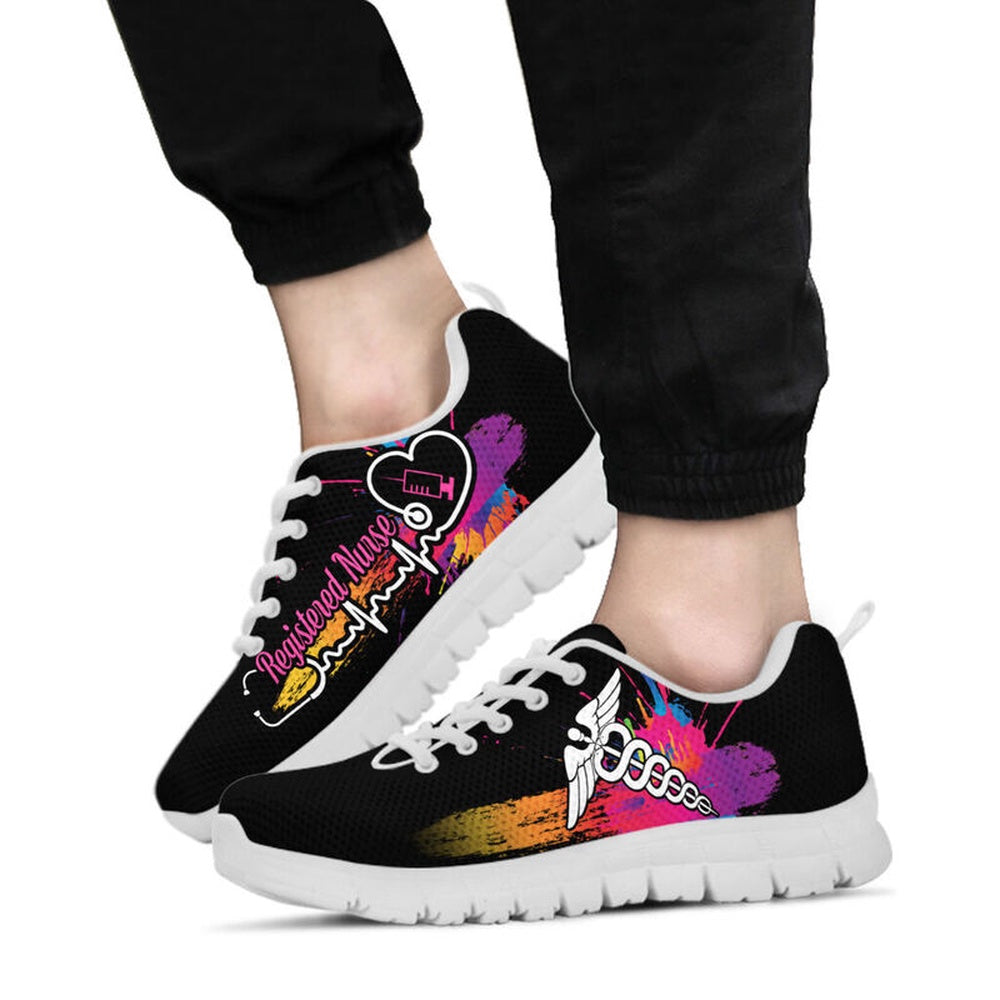 Nurse Sneaker, Registered Nurse Art Sneakers Shoes, Best Shoes For Nurses
