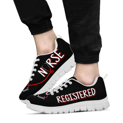 Nurse Sneaker, Registered Nurse It'S A Work Of Heart Sneakers, Best Shoes For Nurses