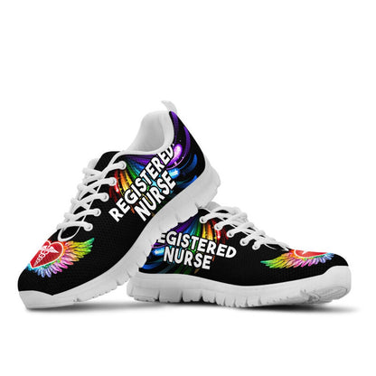 Nurse Sneaker, Registered Nurse Wings Sneakers Shoes, Best Shoes For Nurses