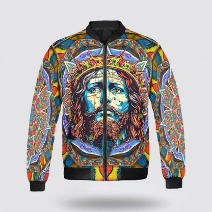 Personalized Name Christian Jesus Christ Bomber Jacket For Men Women