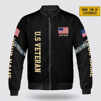 Personalized Vietnam Veteran We Were Forgotten By Our Country Bomber Jacket