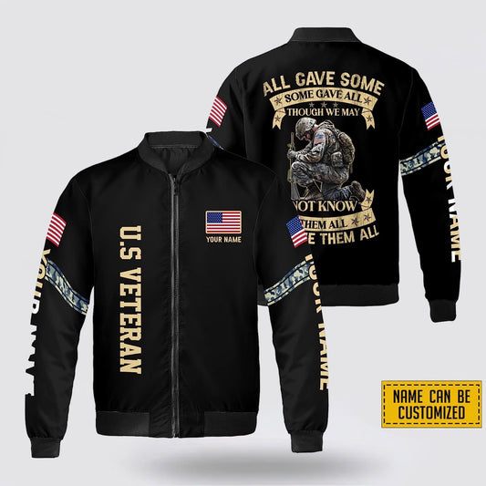 Personalized Vietnam Veteran We Were Forgotten By Our Country Bomber Jacket