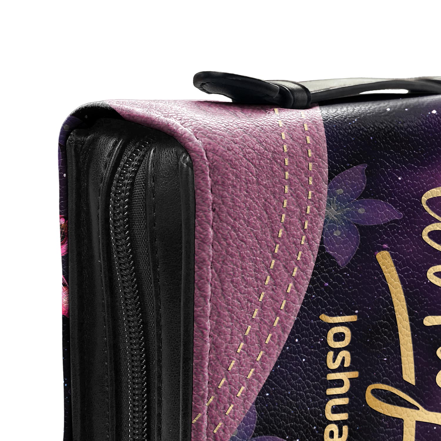  Personalized Bible Cover - Be Strong And Courageous Joshua 1 9 Butterfly Galaxy Bible Cover for Christians