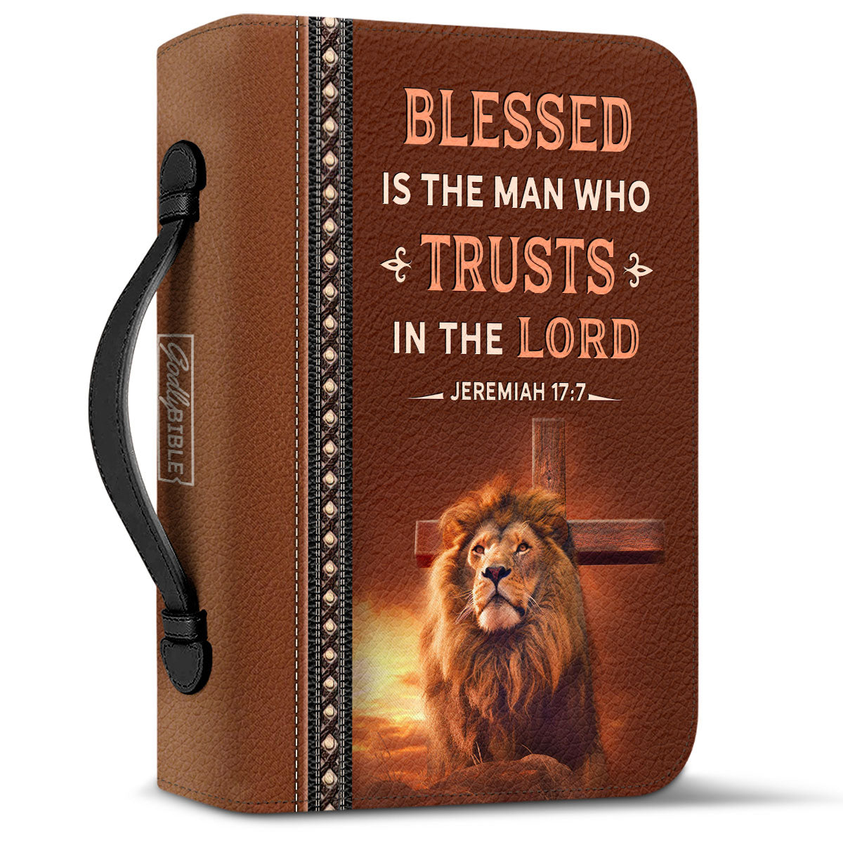  Personalized Bible Cover - Blessed Is The Man Who Trusts In The Lord Jeremiah 17 7 Bible Cover for Christians