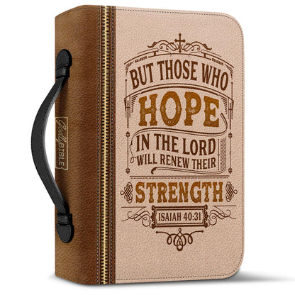  Personalized Bible Cover - But Those Who Hope In The Lord Will Renew Their Strength Isaiah 40 31 Bible Cover for Christians