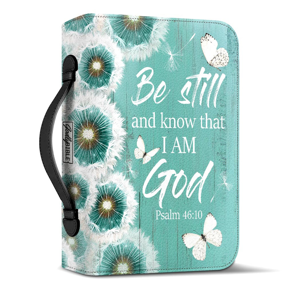  Personalized Bible Cover - Psalm 46 10 Be Still And Know That I Am God Bible Cover for Christians