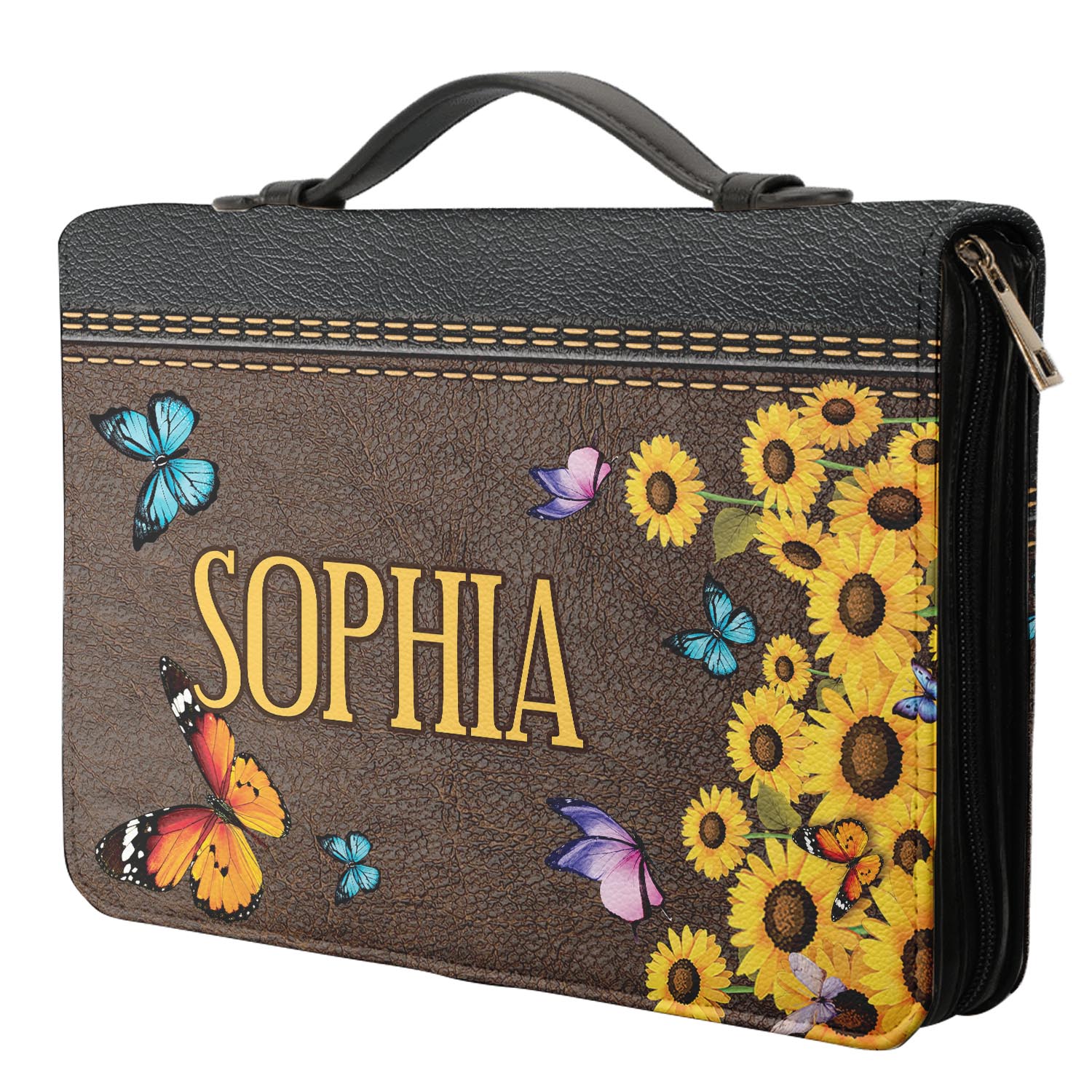 Pray Big Worry Small Trust God Personalized Bible Cover - Christian Bible Covers For Women