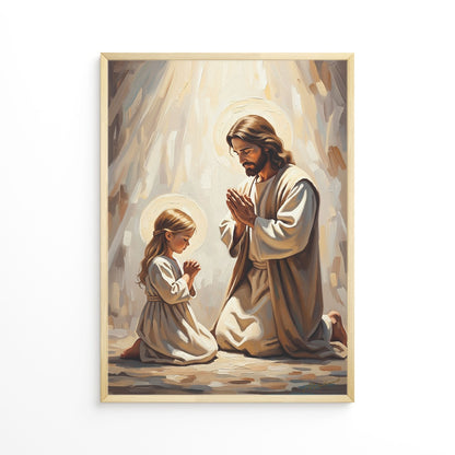 Prayers of Innocence II, Christian Canvas Wall Art, Christmas Gift Ideas, Christian Home Decor, Ciaocustom