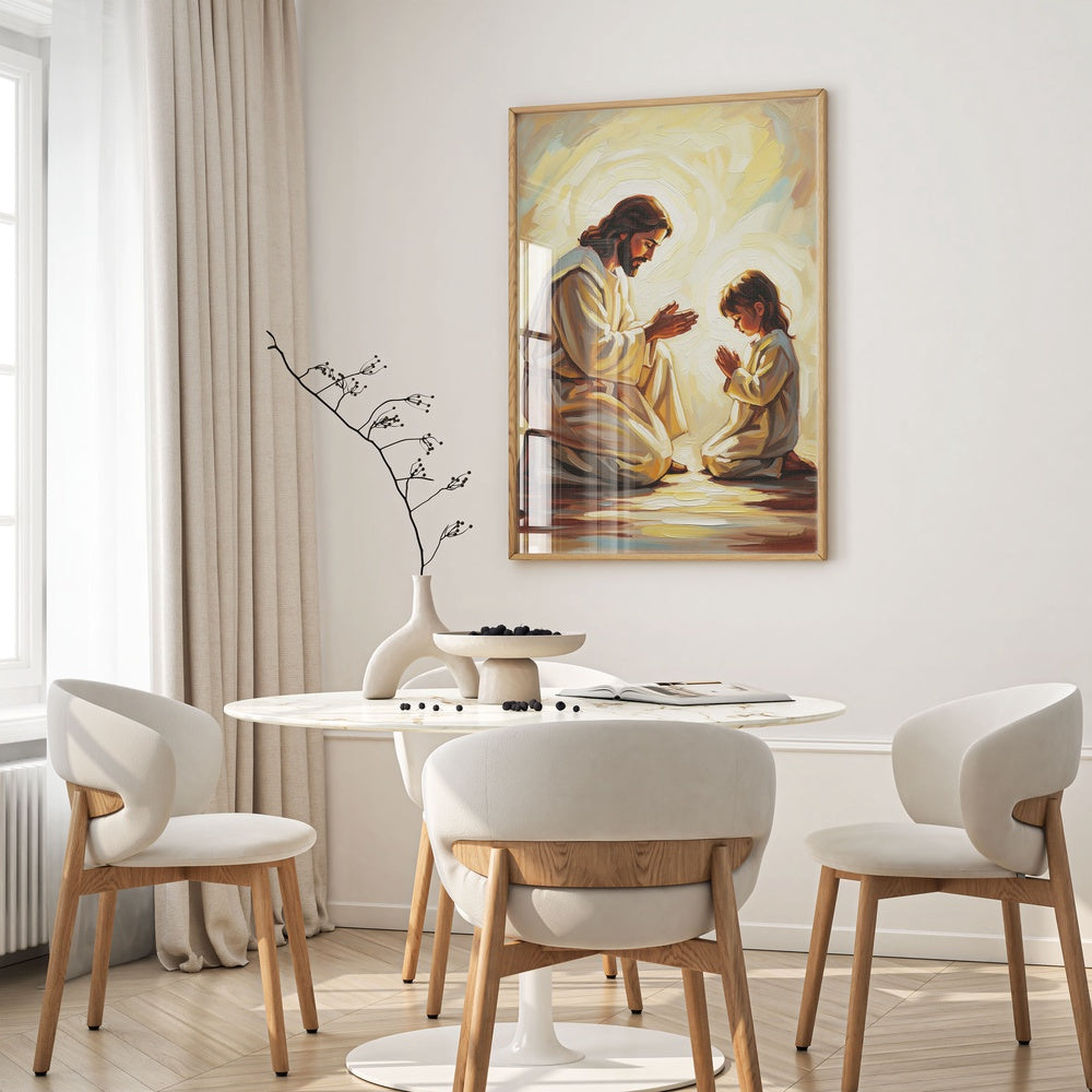 Prayers of Innocence I, Christian Canvas Wall Art, Christmas Gift Ideas, Christian Home Decor, Ciaocustom