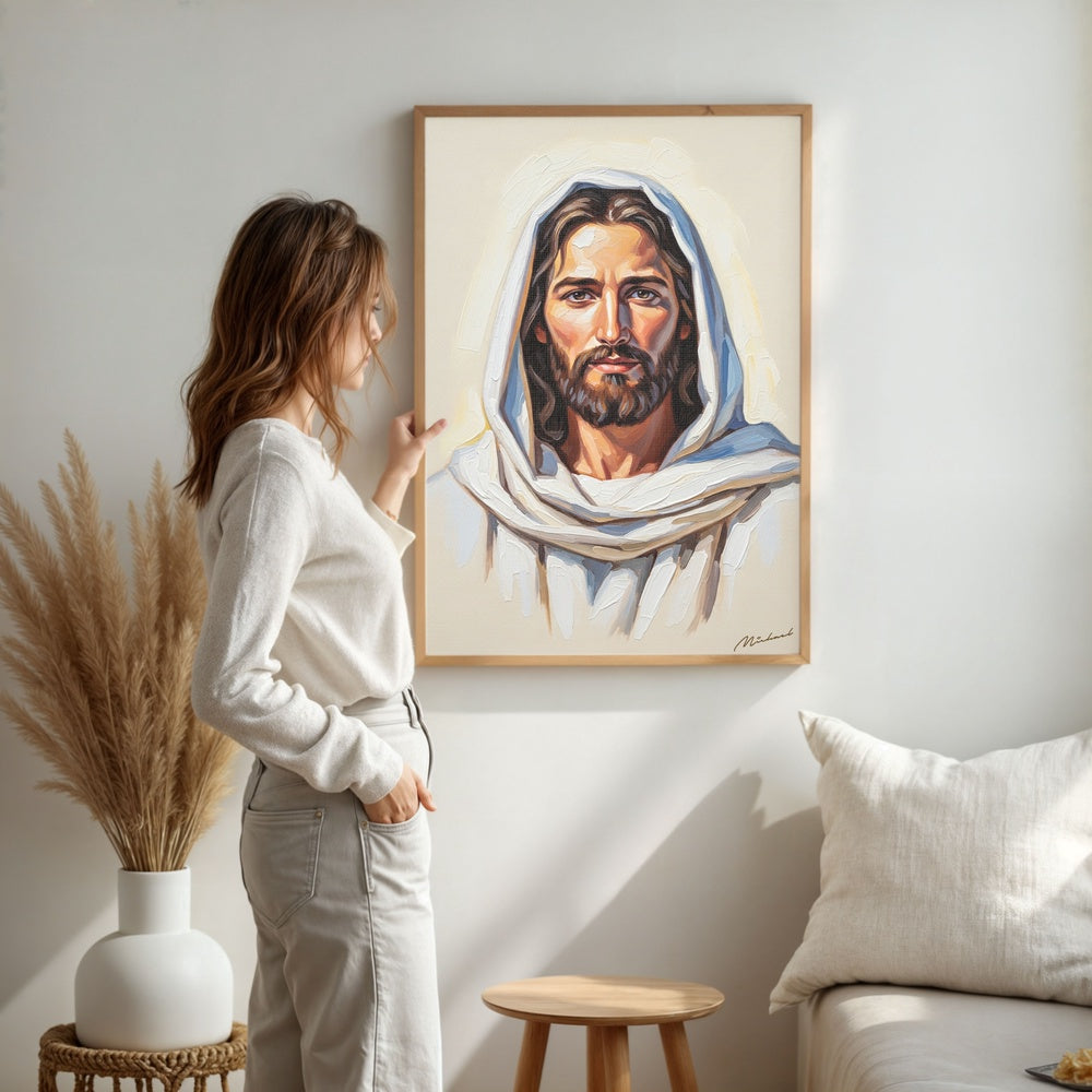 Prince of Peace , Christian Canvas Wall Art, Christmas Gift Ideas, Christian Home Decor, Ciaocustom