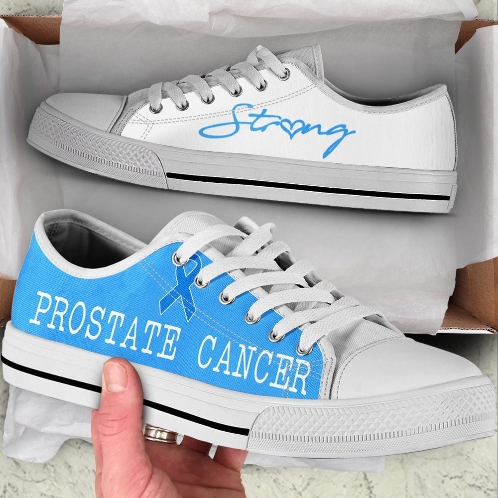 Prostate Cancer Shoes Strong Low Top Shoes Malalan, Breast Cancer Awareness Shoes