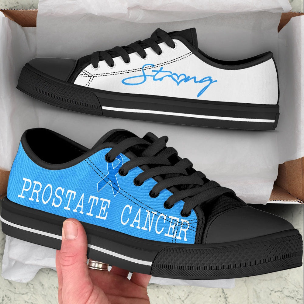 Prostate Cancer Shoes Strong Low Top Shoes Malalan, Breast Cancer Awareness Shoes
