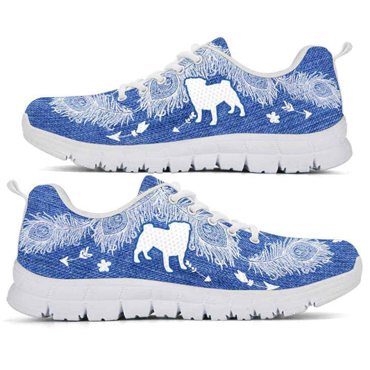 Pug Sneaker, Pug Dog Lovers Sneakers Running Shoes Gift Women Men, Pug Shoes