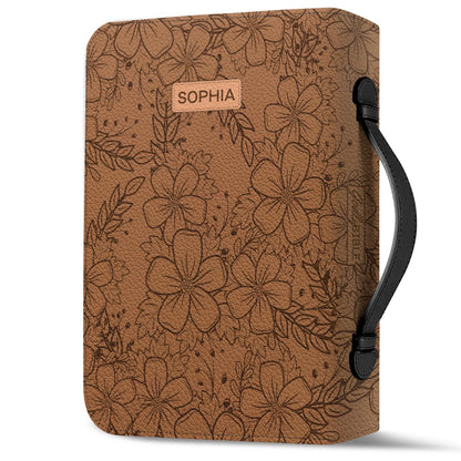 Rise Up Take Courage And Do It Ezra 10 4 Lily Personalized Bible Cover - Christian Bible Covers For Women