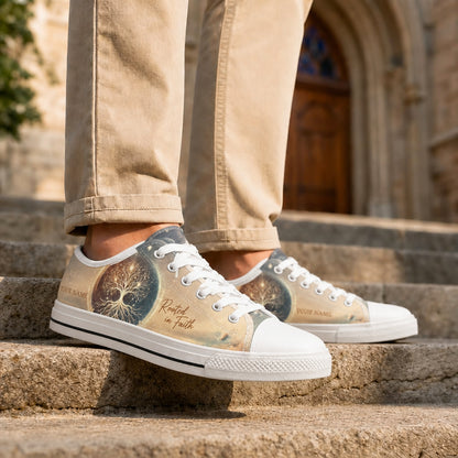 Rooted In Faith Shoes Classic Low Top Shoes Life style    