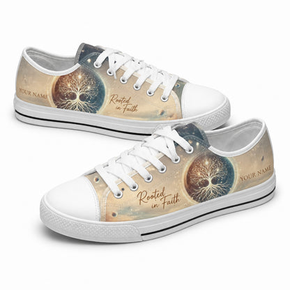Rooted In Faith Shoes Classic Low Top Shoes        