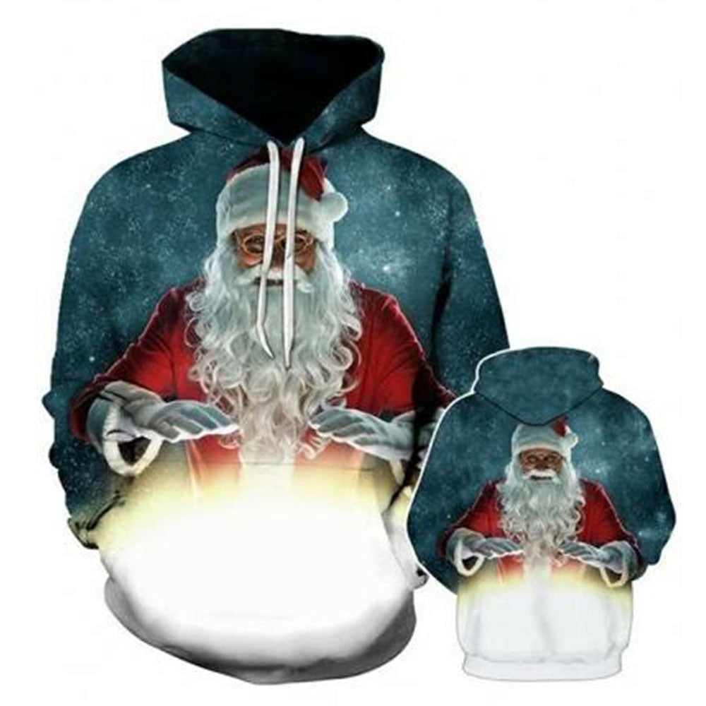 Santa Christmas All Over Print 3D Hoodie For Men And Women, Christmas Gift, Warm Winter Clothes, Best Outfit Christmas