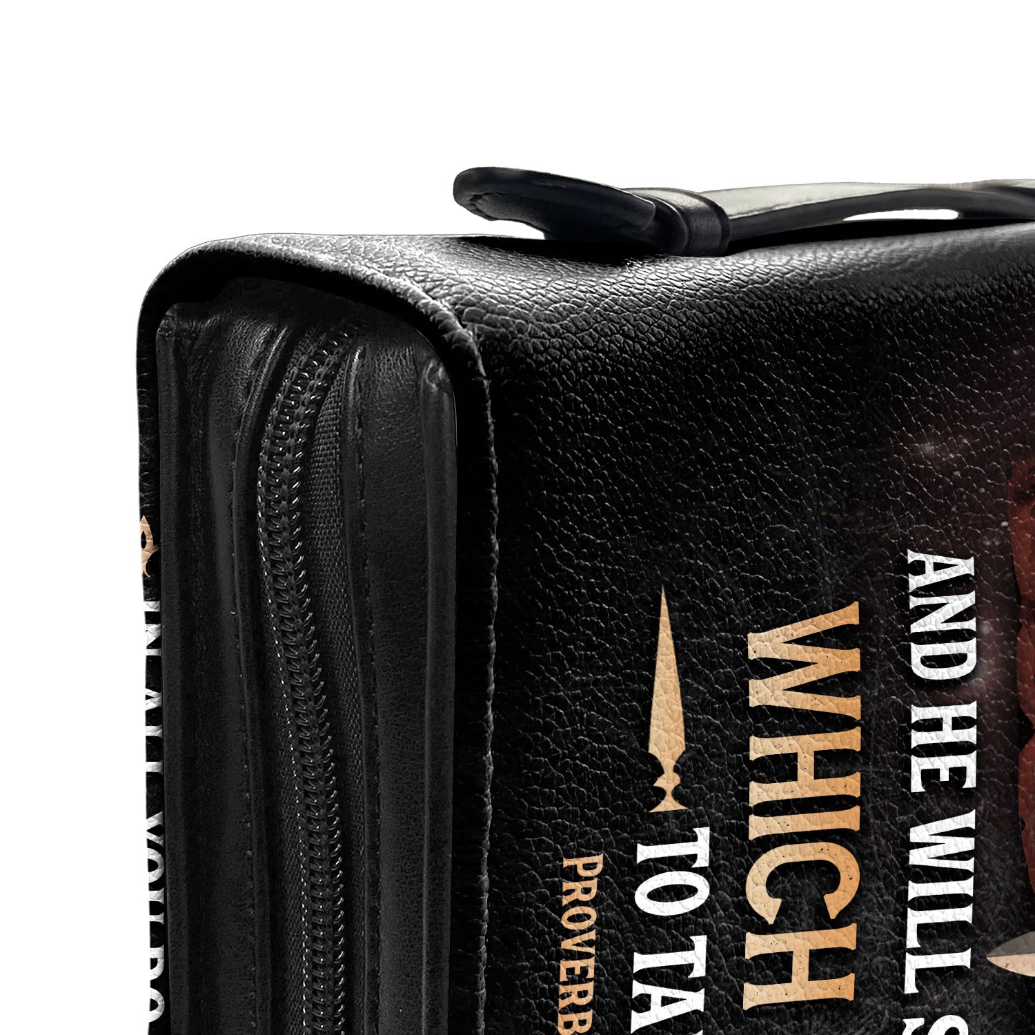 Seek His Will In All You Do And He Will Show You Which Path To Take Proverbs 3 6 Knights Templar Personalized Bible Cover