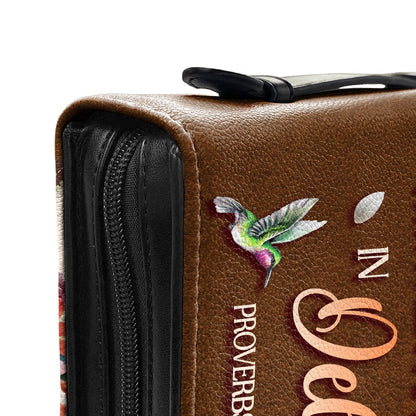 She Works With Her Hands In Delight Proverbs 31 13 Personalized Bible Cover - Christian Bible Covers For Women