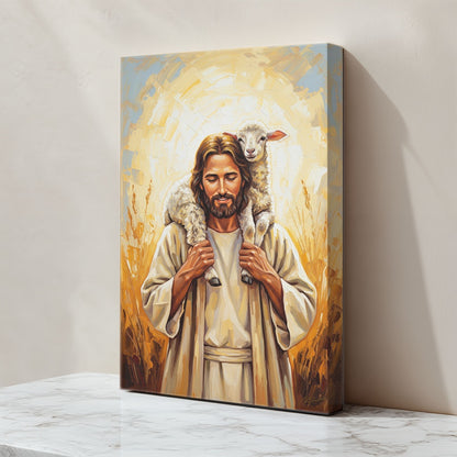 Shepherd of My Soul I, Christian Canvas Wall Art, Christmas Gift Ideas, Christian Home Decor, Ciaocustom