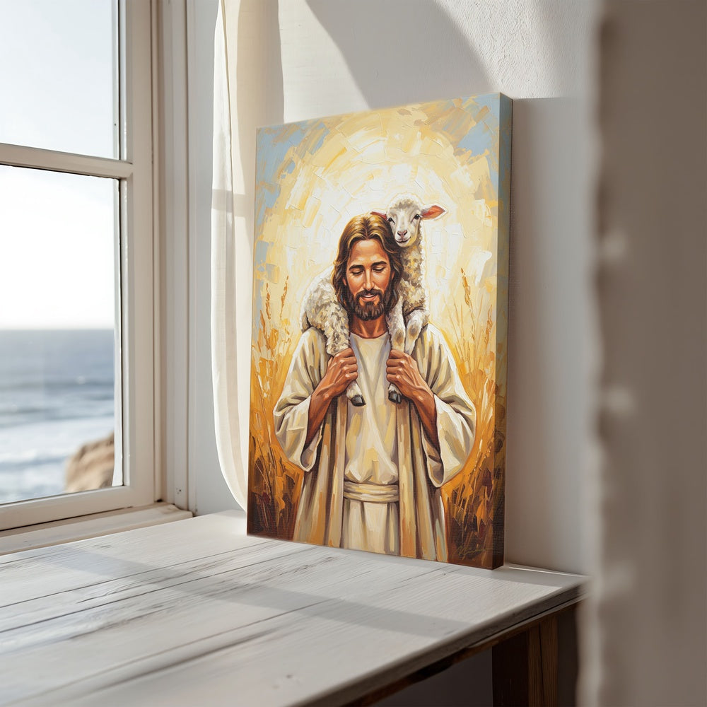 Shepherd of My Soul I, Christian Canvas Wall Art, Christmas Gift Ideas, Christian Home Decor, Ciaocustom
