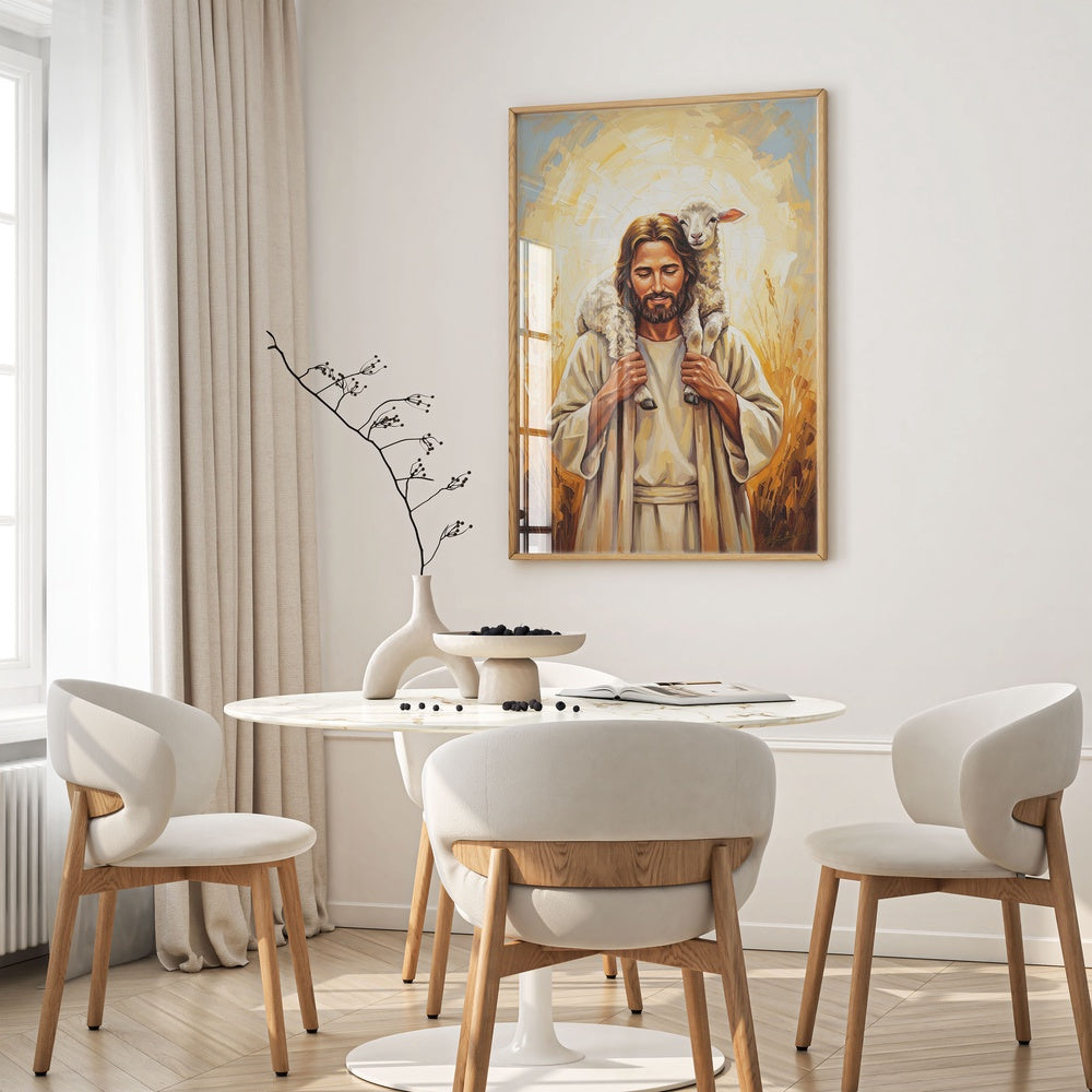 Shepherd of My Soul I, Christian Canvas Wall Art, Christmas Gift Ideas, Christian Home Decor, Ciaocustom