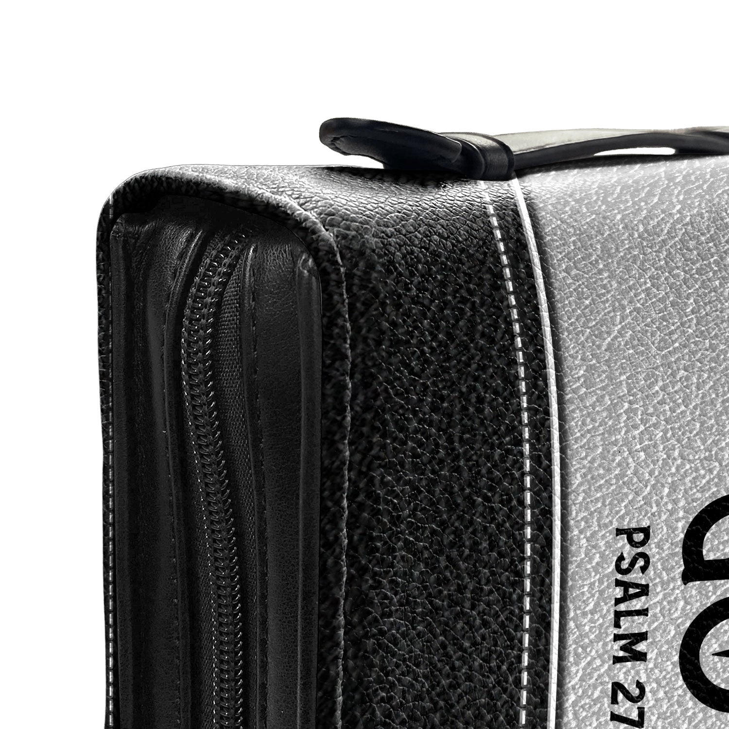 Take Heart Dont Quit Stay With God Psalm 27 14 Personalized Bible Cover - Christian Bible Covers For Women