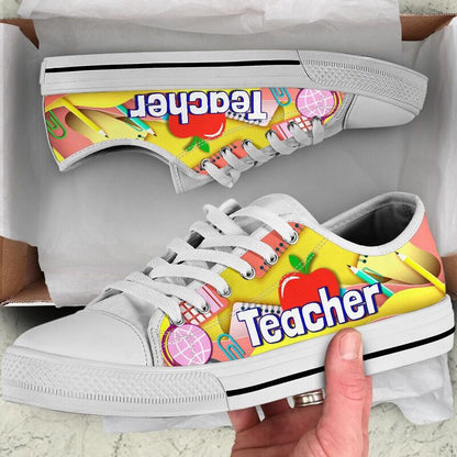 Teacher Art Paper Cut Out Shoes, Teacher Shoes, Low Top Sneakers