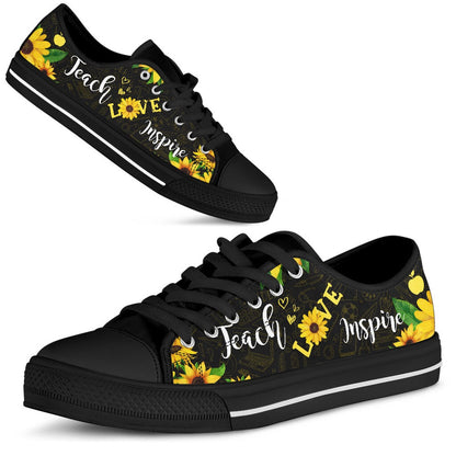 Teacher Low Top Shoes License Plate Shoes for Mens, Teacher Shoes, Low Top Sneakers