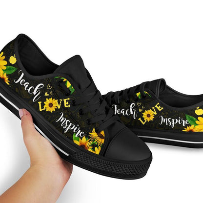 Teacher Low Top Shoes License Plate Shoes for Mens, Teacher Shoes, Low Top Sneakers