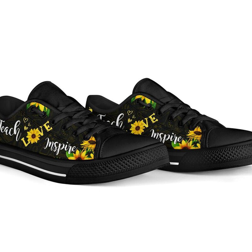 Teacher Low Top Shoes License Plate Shoes for Mens, Teacher Shoes, Low Top Sneakers