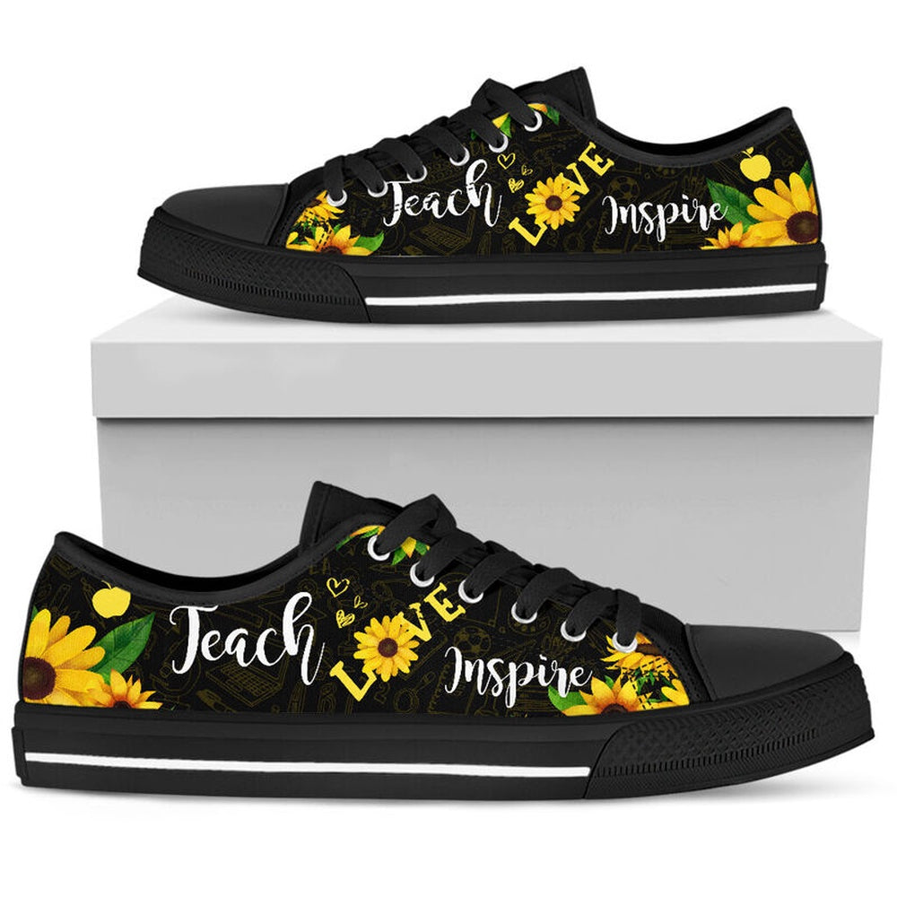 Teacher Low Top Shoes License Plate Shoes for Mens, Teacher Shoes, Low Top Sneakers