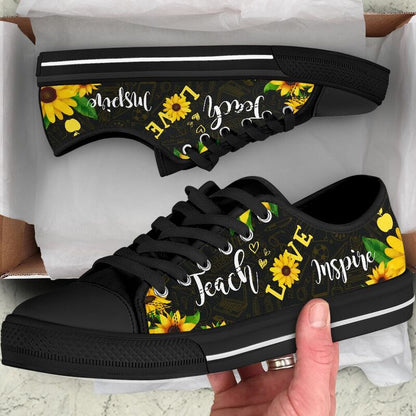 Teacher Low Top Shoes License Plate Shoes for Mens, Teacher Shoes, Low Top Sneakers