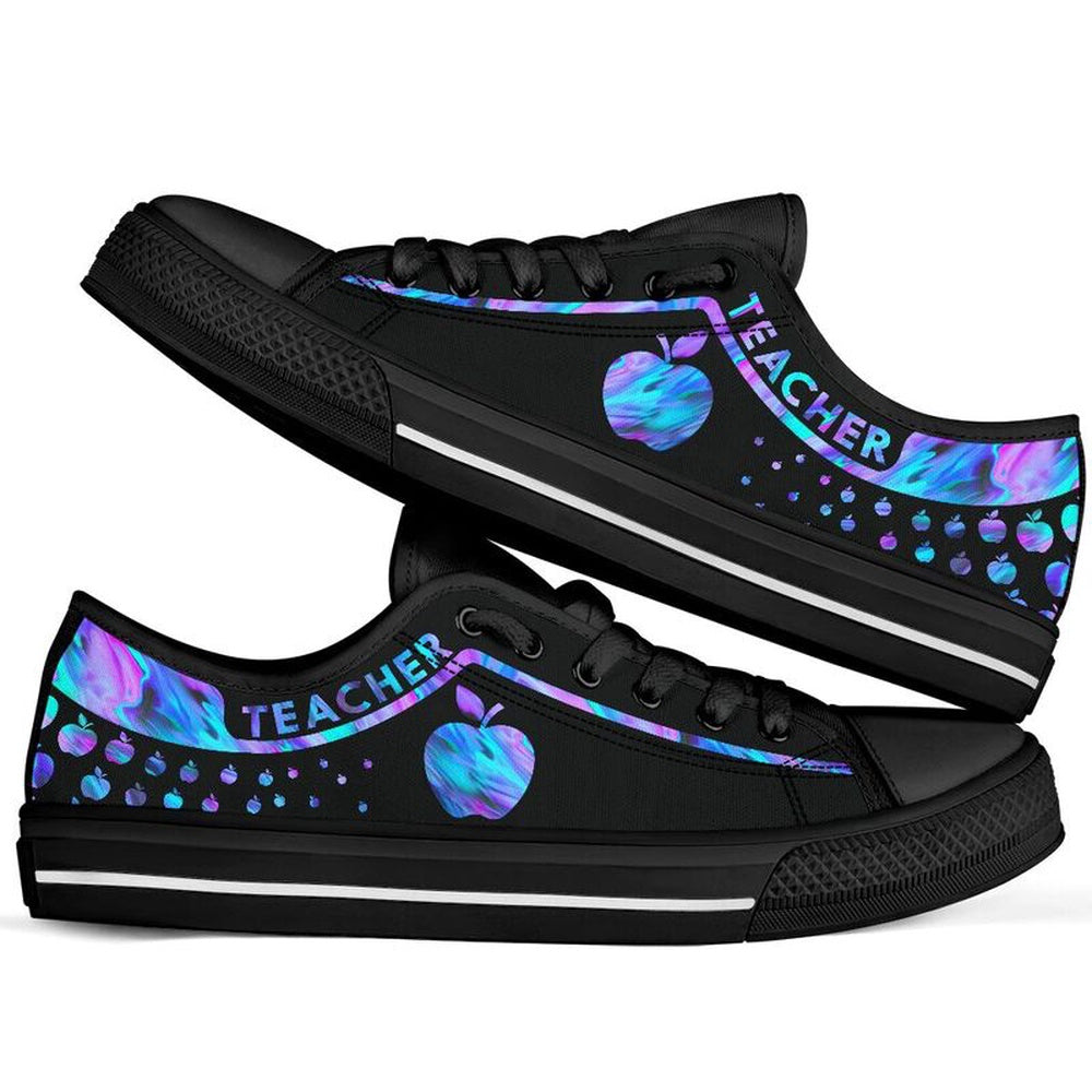 Teacher Shoes for Mens, Personalised Sneaker Shoes, Teacher Shoes, Low Top Sneakers