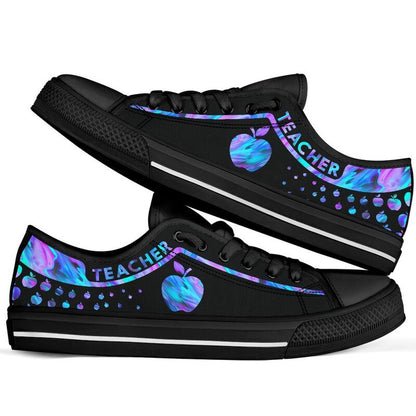 Teacher Shoes for Mens, Personalised Sneaker Shoes, Teacher Shoes, Low Top Sneakers